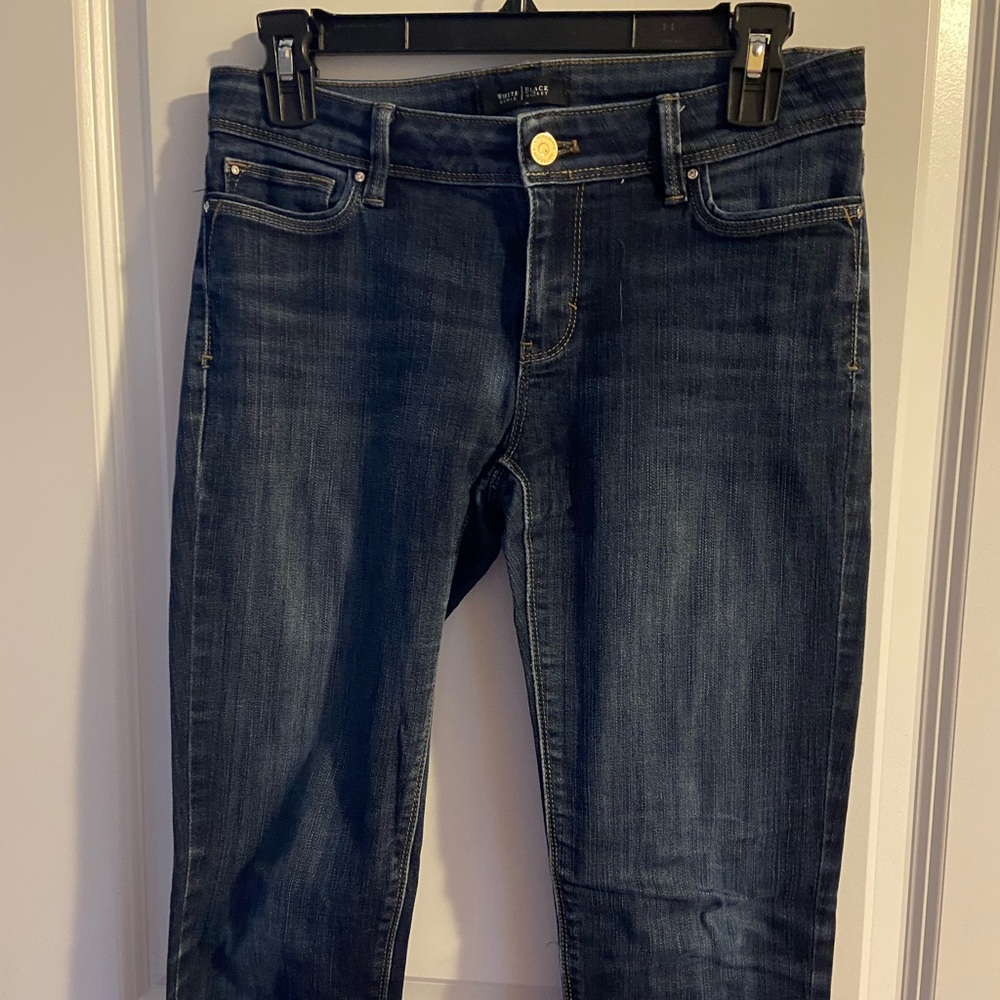White House Black Market Dark Wash Skinny Jeans